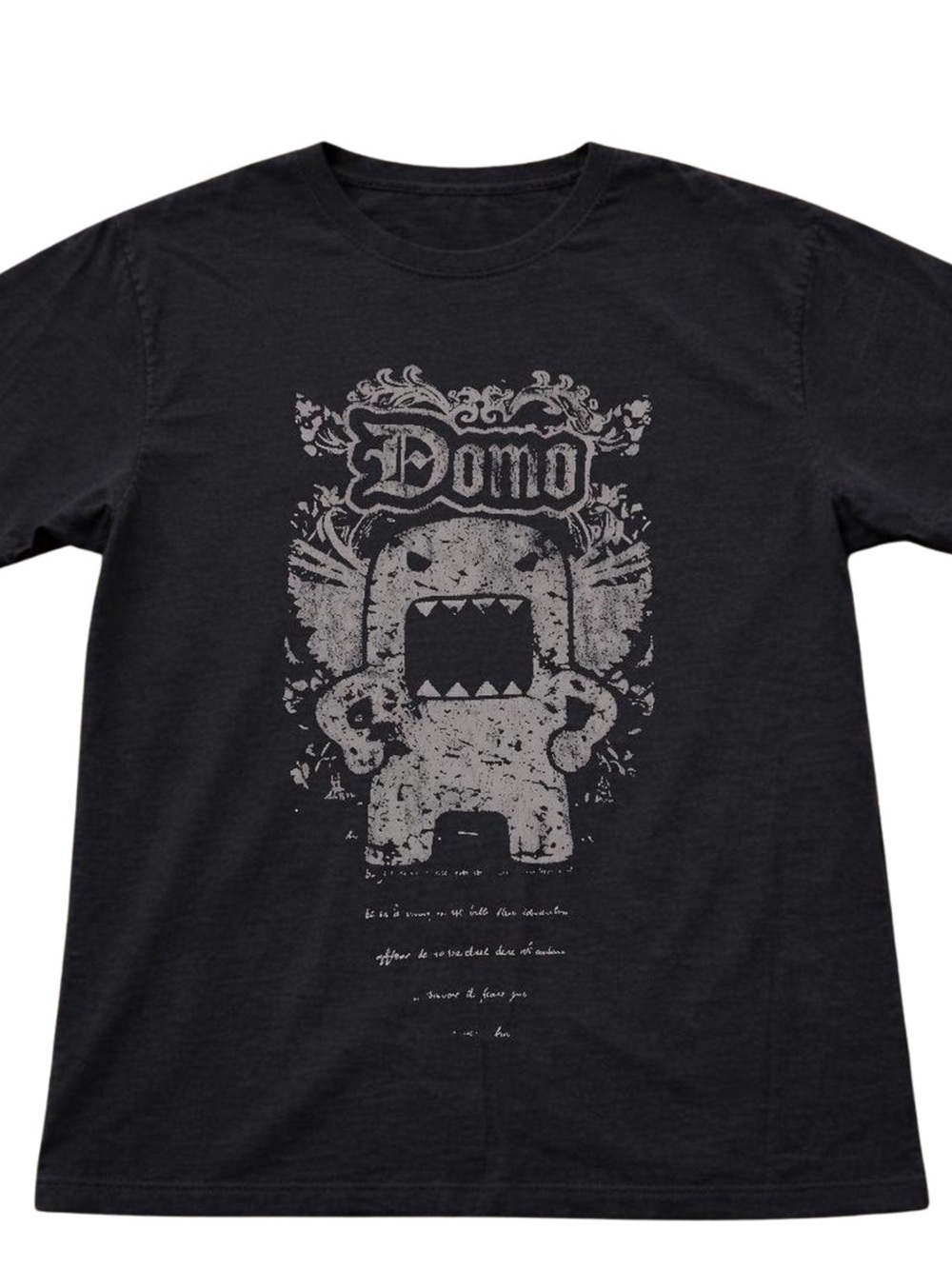 Gildan Domo Graphic Tee in Black with Grey Print